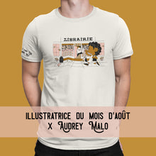 Load image into Gallery viewer, T-shirt à l'unité // MOIS DE D'AOÛT 2022 // AUDREY MALO