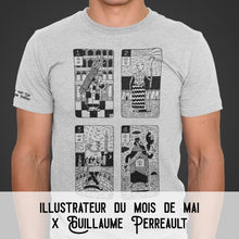 Load image into Gallery viewer, T-shirt à l&#39;unité // MOIS DE MAI 2022 // GUILLAUME PERREAULT
