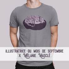 Load image into Gallery viewer, T-shirt à l&#39;unité // MOIS DE SEPTEMBRE 2022 // MÉLANIE MASCLÉ
