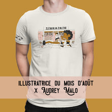 Load image into Gallery viewer, T-shirt à l&#39;unité // MOIS DE D&#39;AOÛT 2022 // AUDREY MALO

